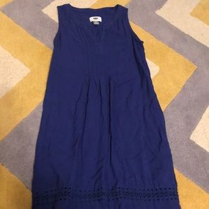 Royal blue flowy dress